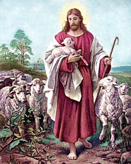 He tends his flock like a shepherd: He gathers the lambs in his arms ...