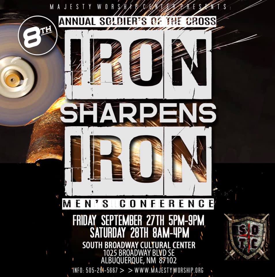 Iron Sharpens Iron Men’s Conference September 2728 in ABQ For God's