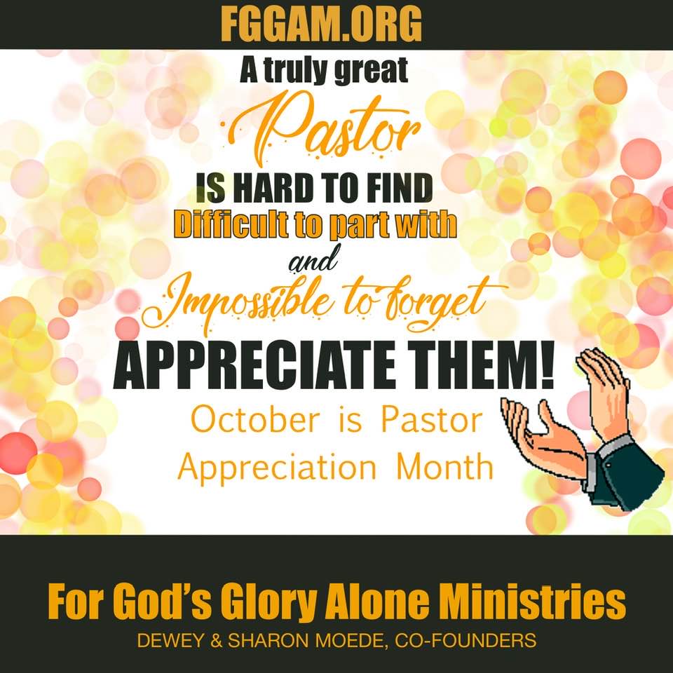 Our Pastors’ Families | For God's Glory Alone Ministries